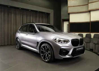 BMW X3 M Competition in Donington Grey with Tartufo Interior
