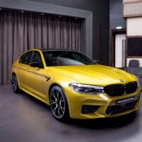 BMW M5 Competition Individual in Austin Yellow Metallic