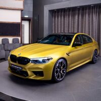 BMW M5 Competition Individual in Austin Yellow Metallic