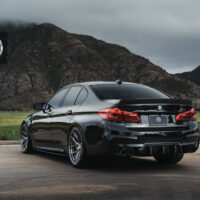 BMW M5 F90 with new HRE Wheels and Aero Parts