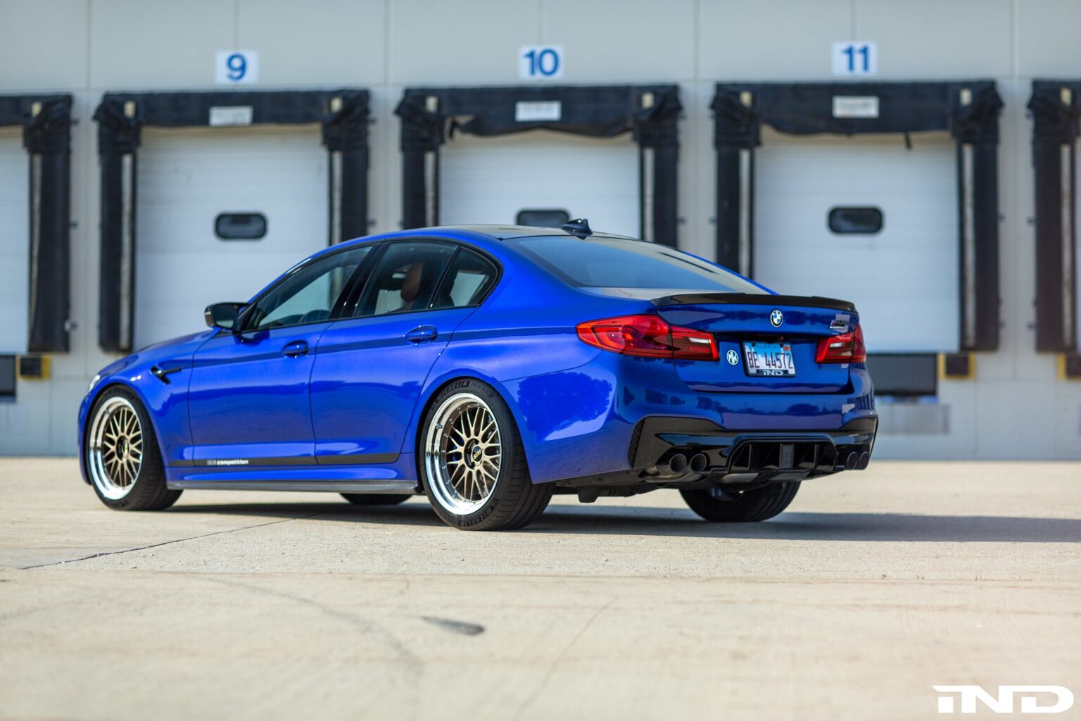 Marina Bay Blue Metallic Bmw M5 Compétition Ind Maxtuncars