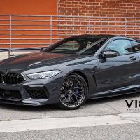 Aggressive BMW M8 Competition Gets 21" MV Forged Wheels