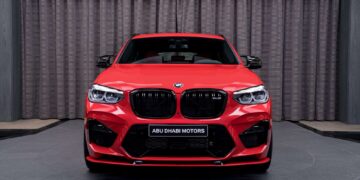 BMW X4 M Competition in Toronto Red by AC Schnitzer