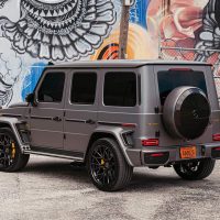 Brabus Mercedes G63 Gets Crazy Psychedelic Chameleon Wrap And New Wheels