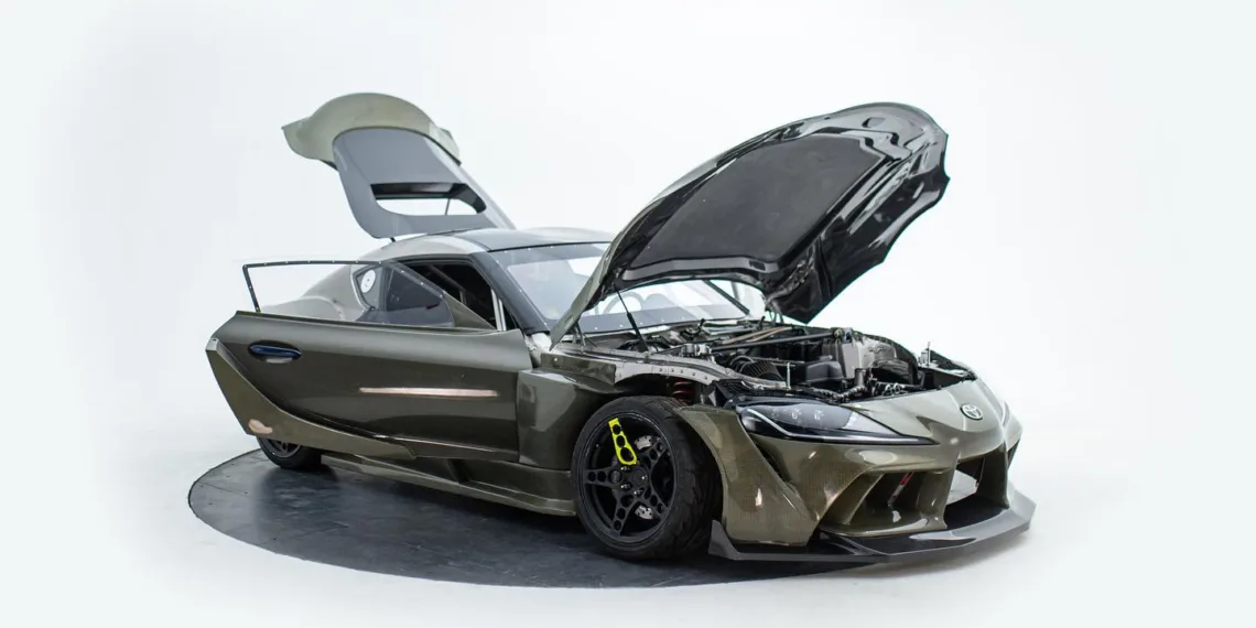 Carbon Kevlar Toyota Supra A90 by HGK