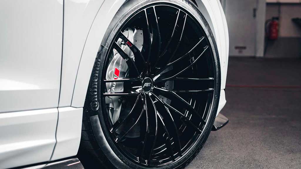 Glossy black 22-inch wheels from ABT Sportsline